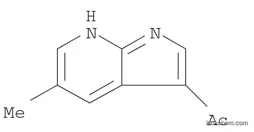 Molecular Structure of 1222533-85-8 (1-(5-Methyl-1H-pyrrolo[2,3-b]pyridin-3-yl)ethanone)